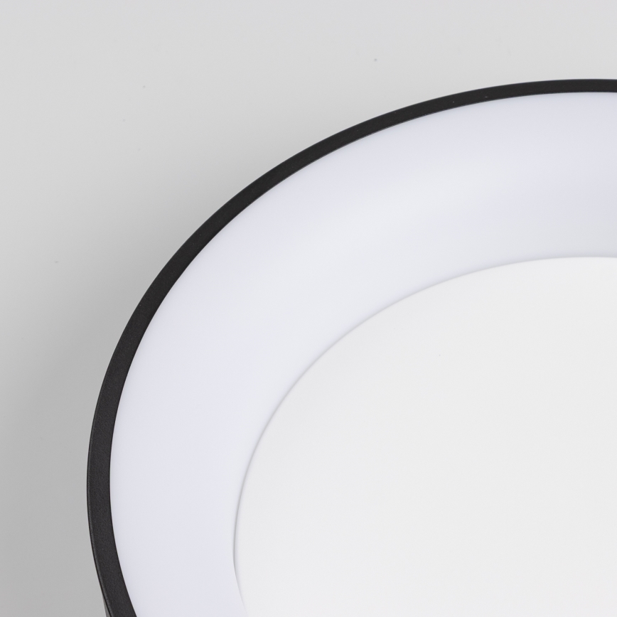 Brilagi - LED stmievateľné stropné svietidlo FALCON LED/40W/230V 3000-6500K Ø 45 cm čierne + diaľkové ovládanie