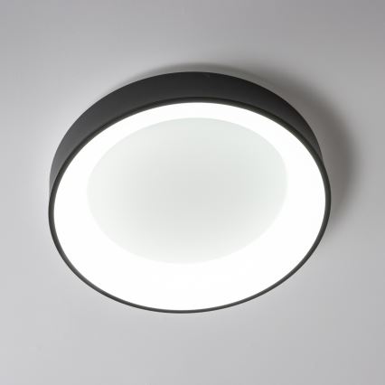 Brilagi - LED stmievateľné stropné svietidlo FALCON LED/40W/230V 3000-6500K Ø 45 cm čierne + diaľkové ovládanie