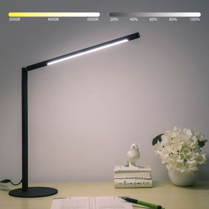 Brilagi - stmievateľná LED dotyková stolová lampa VARIO LED/7W/230V 3000-6500K CRI 96 čierna