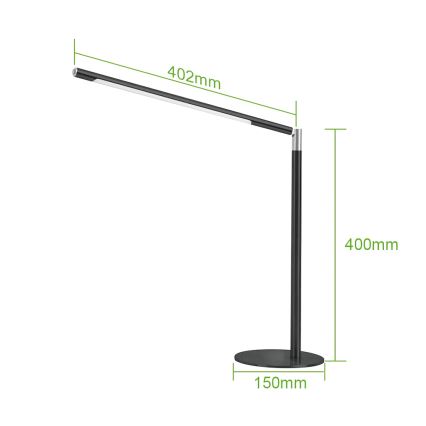 Brilagi - stmievateľná LED dotyková stolová lampa VARIO LED/7W/230V 3000-6500K CRI 96 čierna