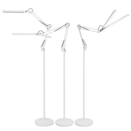 Brilagi - Stmievateľná flexibilná LED stojacia lampa VARIO LED/14W/230V 3000-6000K 157 cm biela