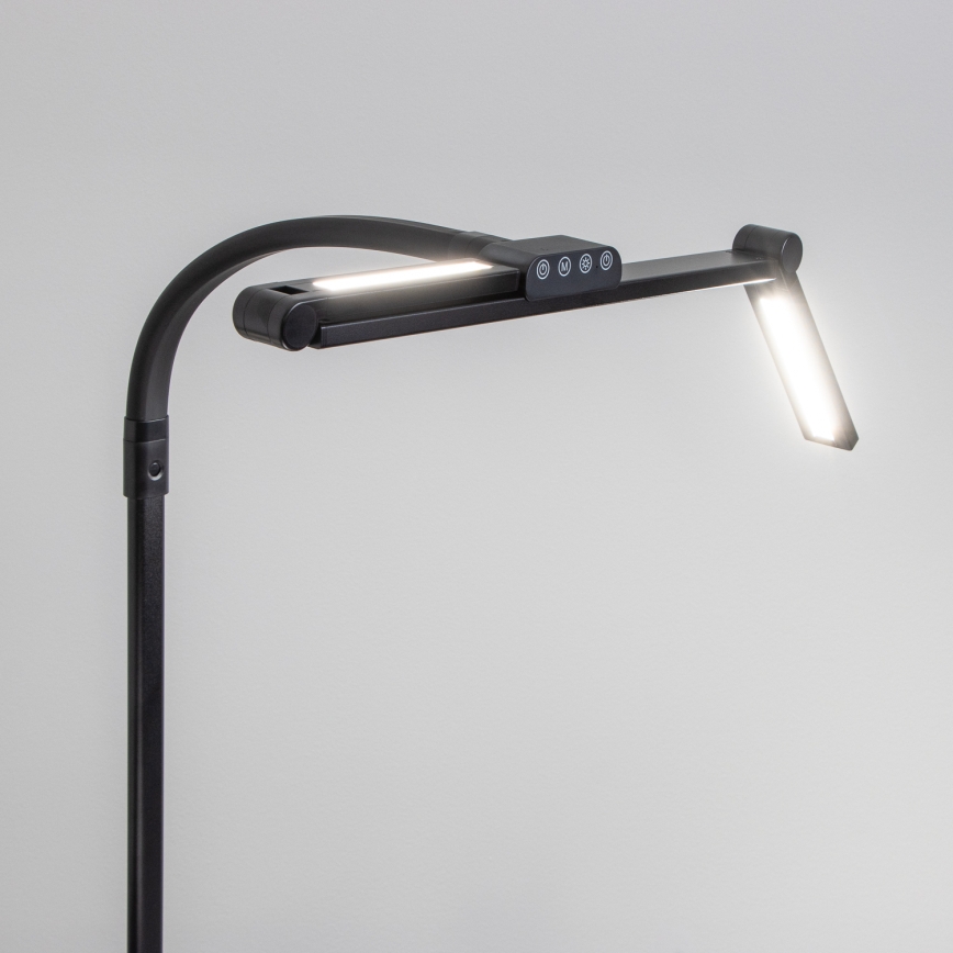 BRILAGI - LED stmievateľná dotyková stolová lampa so svorkou VARIO LED/24W/230V 3000-6500K CRI 92 čierna