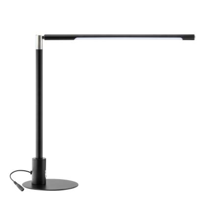 Brilagi - LED Stmievateľná dotyková stolná lampa s USB portami VARIO LED/7W/230V 3000-6500K CRI 96 čierna