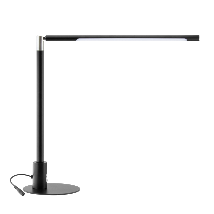 Brilagi - LED Stmievateľná dotyková stolná lampa s USB portami VARIO LED/7W/230V 3000-6500K CRI 96 čierna
