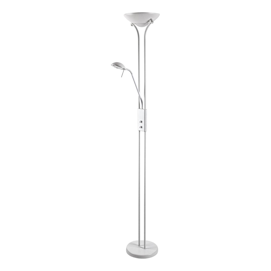 Brilagi - Stmievateľná stojacia lampa SCARLETT 1xR7s/230W/230V + 1xG9/40W biela