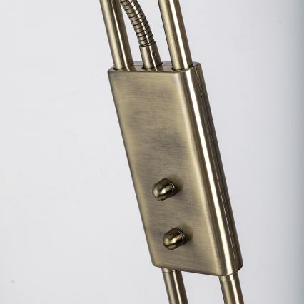 Brilagi - Stmievateľná stojacia lampa SCARLETT 1xR7s/230W/230V + 1xG9/40W bronzová