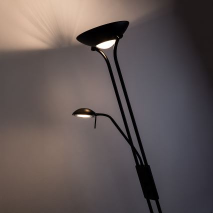 Brilagi - Stmievateľná stojacia lampa SCARLETT 1xR7s/230W/230V + 1xG9/40W čierna