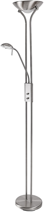 Brilagi - Stmievateľná stojacia lampa SCARLETT 1xR7s/230W/230V + 1xG9/40W matný chróm