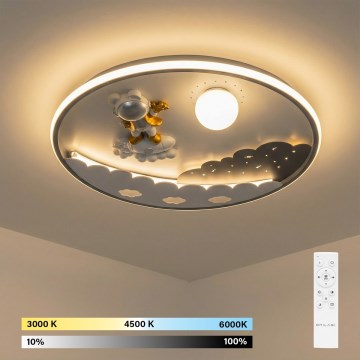 Brilagi - stmievateľné detské stropné svietidlo ASTRO LED/68W/230V 3000-6000K priemer 49 cm + diaľkové ovládanie