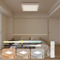 Brilagi - Stmievateľné Kúpeľňové Stropné Svetlo FRAME SMART LED/24W/230V 30x30 cm 3000-6000K IP44 Biele + Diaľkové Ovládanie