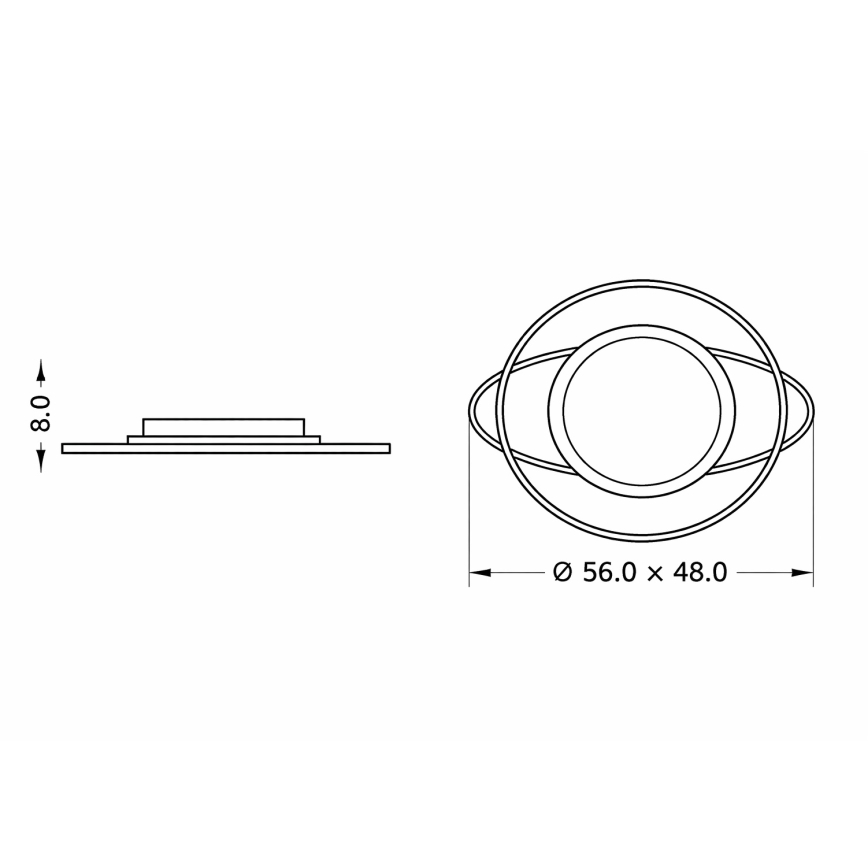 Brilagi - LED Stmievateľné detské stropné svietidlo ASTRO LED/68W/230V 3000-6000K + diaľkové ovládanie