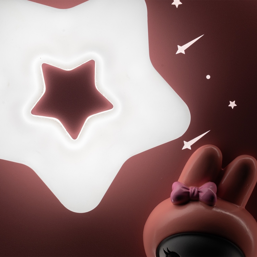 Brilagi - LED stmievateľné detské stropné svietidlo BUNNY LED/83W/230V 3000-6000K pr. 49 cm + diaľkové ovládanie