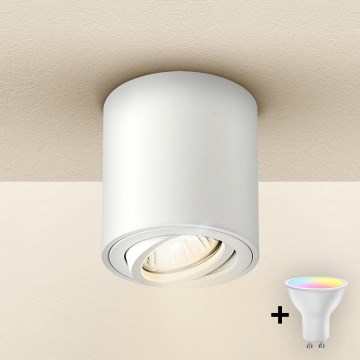Brilagi - stmievateľné LED RGBW bodové svietidlo MIA 1xGU10/30W/230V 3000K Wi-Fi 84x80 mm biela