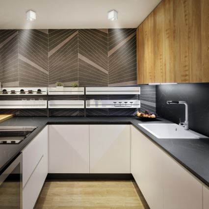 Brilagi - LED RGBW stmievateľné bodové svietidlo MIA 1xGU10/30W/230V 2700-6500K Wi-Fi 84x80 mm biela