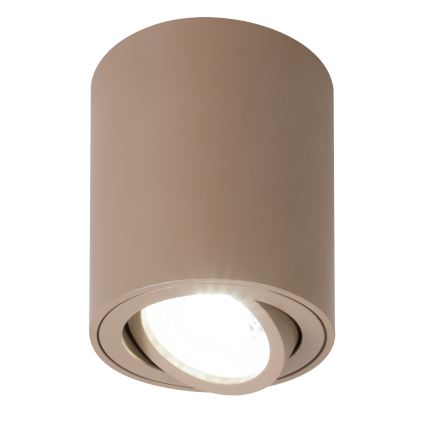 Brilagi - LED RGBW Stmievateľné bodové svietidlo MIA 1xGU10/4,8W/230V 3000K 100x80 mm béžová + diaľkové ovládanie