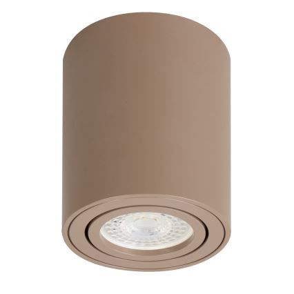 Brilagi - LED RGBW Stmievateľné bodové svietidlo MIA 1xGU10/4,8W/230V 3000K 100x80 mm béžová + diaľkové ovládanie