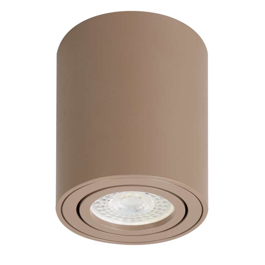 Brilagi - LED RGBW Stmievateľné bodové svietidlo MIA 1xGU10/4,8W/230V 3000K 100x80 mm béžová + diaľkové ovládanie