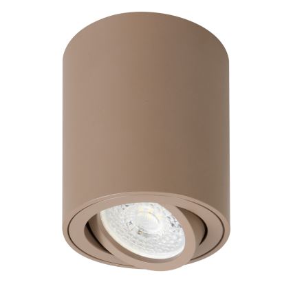 Brilagi - LED RGBW Stmievateľné bodové svietidlo MIA 1xGU10/4,8W/230V 3000K 100x80 mm béžová + diaľkové ovládanie