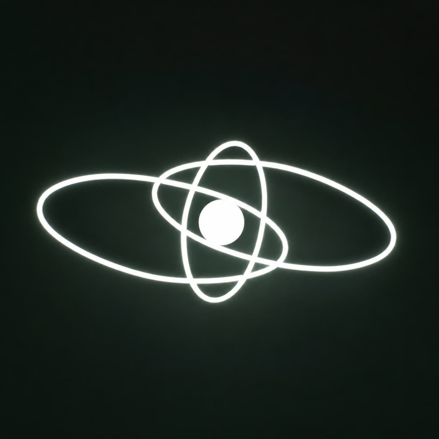 BRILAGI - LED stmievateľné stropné svietidlo APOLLO LED/58W/230V 3000-6500K 43,2x101,2 cm čierna + diaľkové ovládanie