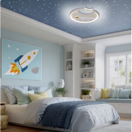 Brilagi - LED stmievateľné stropné svietidlo ASTRO LED/20W/230V pr. 50 cm 3000-6000K astronaut + diaľkové ovládanie