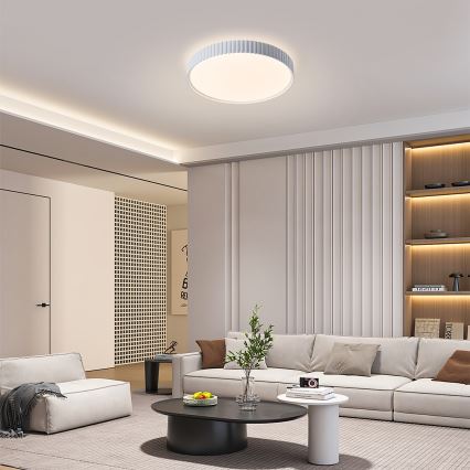 Brilagi - LED Stmievané stropné svietidlo CORVO LED/54W/230V 3000-6000K biela pr. 40 cm + diaľkové ovládanie