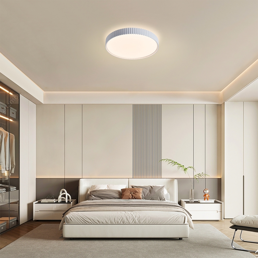 Brilagi - LED Stmievané stropné svietidlo CORVO LED/54W/230V 3000-6000K biela pr. 40 cm + diaľkové ovládanie