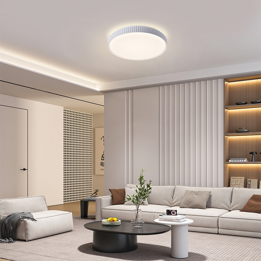 Brilagi - LED Stmievateľné stropné svietidlo CORVO LED/72W/230V 3000-6000K biele pr. 50 cm + diaľkové ovládanie