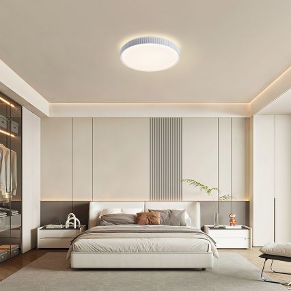 Brilagi - LED Stmievateľné stropné svietidlo CORVO LED/72W/230V 3000-6000K biele pr. 50 cm + diaľkové ovládanie