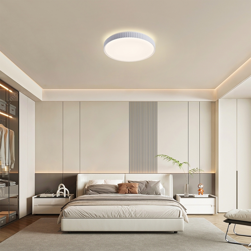 Brilagi - LED Stmievateľné stropné svietidlo CORVO LED/72W/230V 3000-6000K biele pr. 50 cm + diaľkové ovládanie