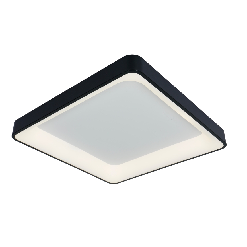 Brilagi - LED stmievateľné stropné svietidlo FALCON II LED/125W/230V 3000-6500K 60x60 cm čierne + diaľkové ovládanie