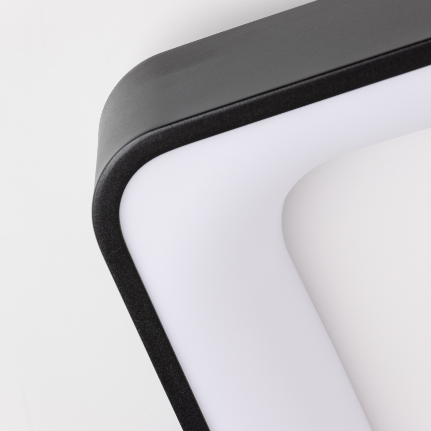 Brilagi - LED stmievateľné stropné svietidlo FALCON II LED/125W/230V 3000-6500K 60x60 cm čierne + diaľkové ovládanie