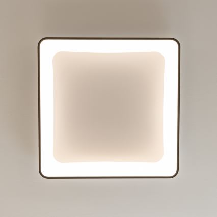 Brilagi - LED stmievateľné stropné svietidlo FALCON II LED/125W/230V 3000-6500K 60x60 cm čierne + diaľkové ovládanie