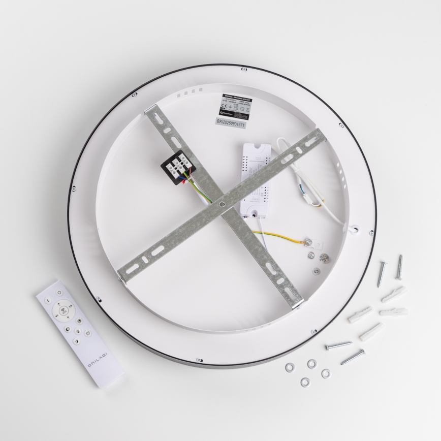 Brilagi - LED Stmievané stropné svietidlo FALCON II LED/67W/230V 3000-6500K pr. 40 cm čierna + diaľkové ovládanie