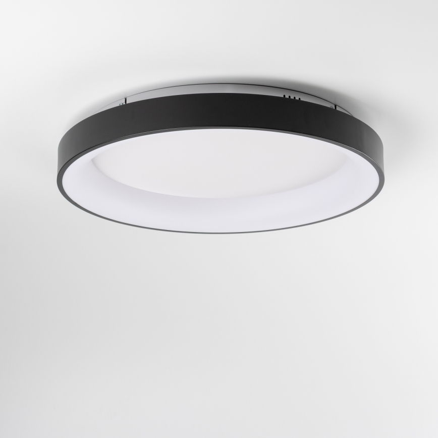Brilagi - LED stmievateľné stropné svietidlo FALCON II LED/99W/230V 3000-6500K pr. 60 cm čierna + diaľkové ovládanie