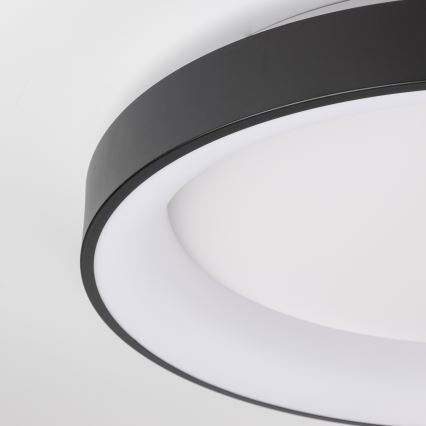 Brilagi - LED stmievateľné stropné svietidlo FALCON II LED/99W/230V 3000-6500K pr. 60 cm čierna + diaľkové ovládanie