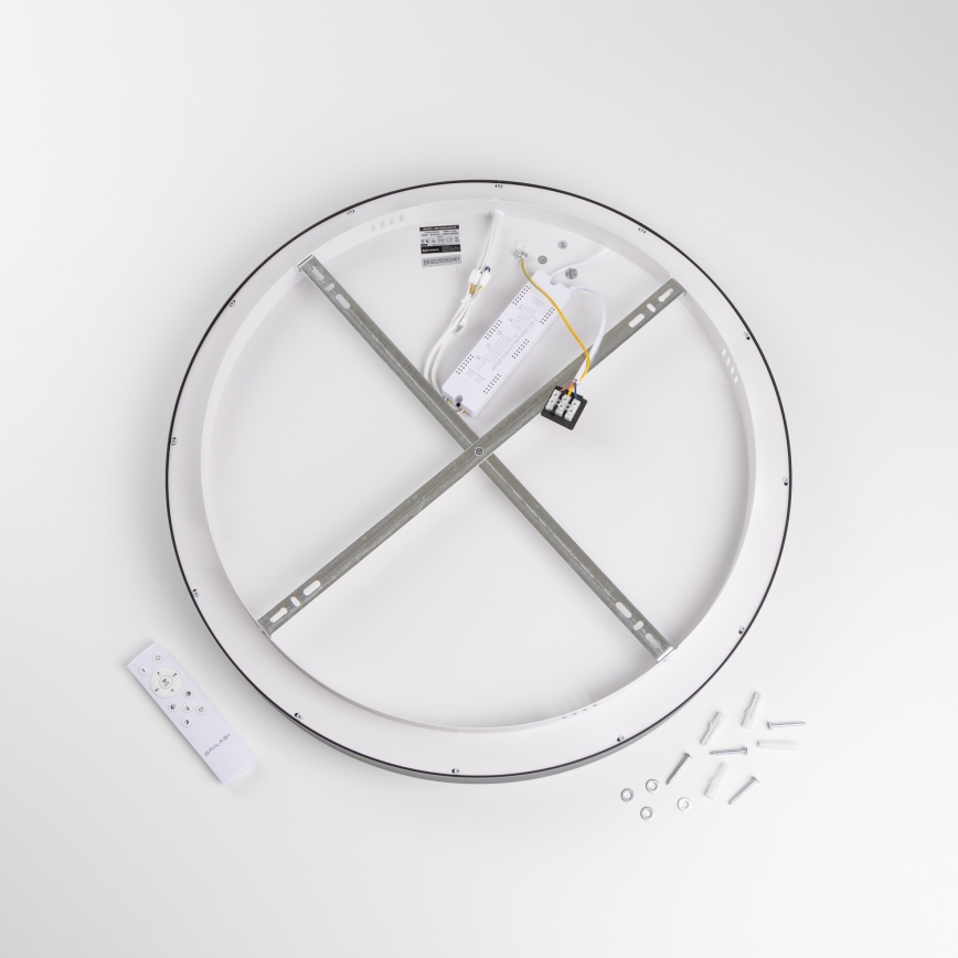 Brilagi - LED stmievateľné stropné svietidlo FALCON II LED/99W/230V 3000-6500K priemer 60 cm čierna + diaľkové ovládanie