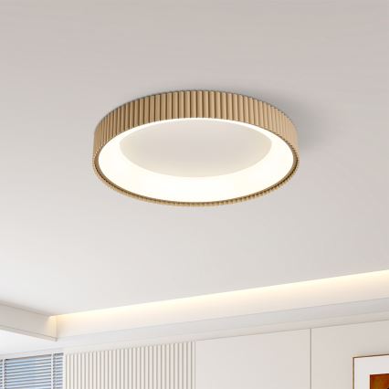 Brilagi - LED stmievateľné stropné svietidlo FALCON MODERN LED/30W/230V 3000-6500K pr. 40 cm béžové + diaľkové ovládanie
