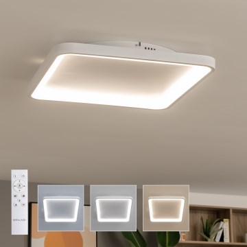 Brilagi - stmievateľné LED stropné svietidlo FALCON SLIM LED/50W/230V 3000-6500K 50x50 cm biela + diaľkové ovládanie