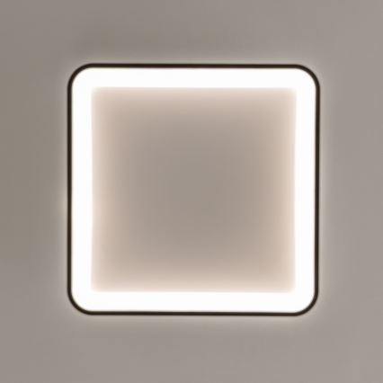 Brilagi - LED stlmiteľné stropné svietidlo FALCON SLIM LED/50W/230V 3000-6500K 50x50 cm čierne + diaľkové ovládanie