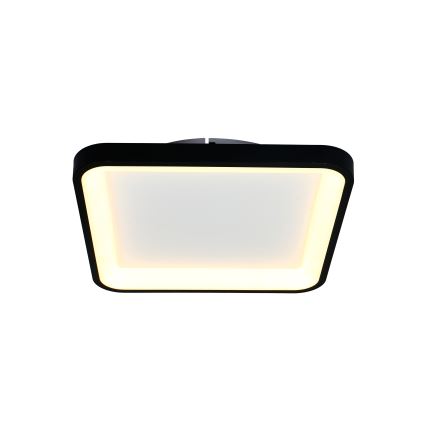 Brilagi - LED stmievateľné stropné svietidlo FALCON SLIM LED/50W/230V 3000-6500K 50x50 cm čierne + diaľkové ovládanie
