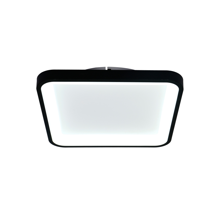 Brilagi - LED stmievateľné stropné svietidlo FALCON SLIM LED/50W/230V 3000-6500K 50x50 cm čierne + diaľkové ovládanie