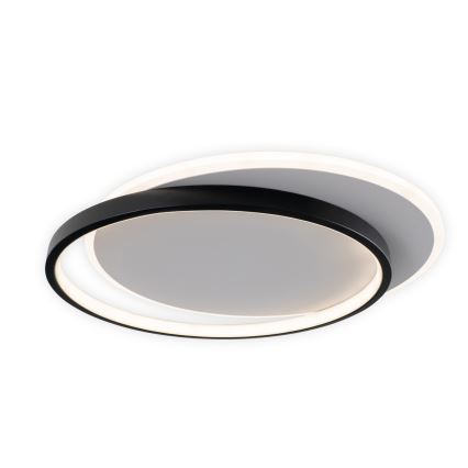 BRILAGI - Stmievané stropné svietidlo FLARE LED/48W/230V 3000-6000K 39,5x45 cm biela/čierna + diaľkové ovládanie