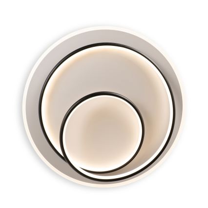 BRILAGI - LED stmievateľné stropné svietidlo FLARE LED/70W/230V 3000-6000K priemer 50 cm biela/čierna + diaľkové ovládanie