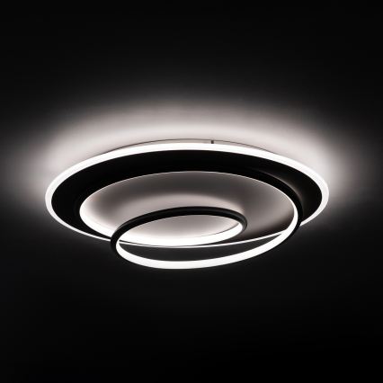 BRILAGI - LED stmievateľné stropné svietidlo FLARE LED/70W/230V 3000-6000K priemer 50 cm biela/čierna + diaľkové ovládanie