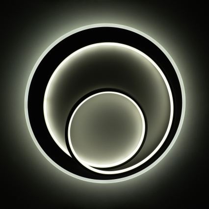 BRILAGI - LED stmievateľné stropné svietidlo FLARE LED/70W/230V 3000-6000K priemer 50 cm biela/čierna + diaľkové ovládanie
