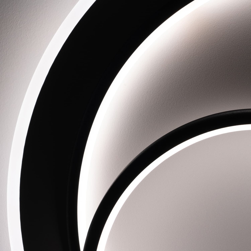 BRILAGI - LED stmievateľné stropné svietidlo FLARE LED/70W/230V 3000-6000K priemer 50 cm biela/čierna + diaľkové ovládanie