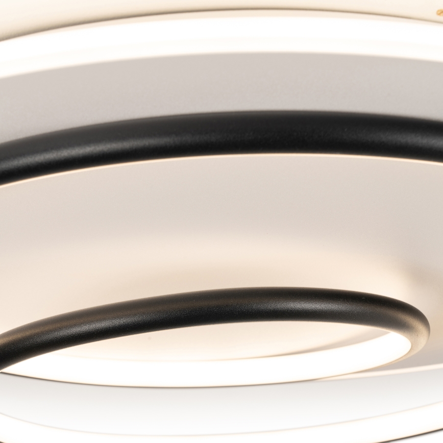 BRILAGI - LED stmievateľné stropné svietidlo FLARE LED/70W/230V 3000-6000K priemer 50 cm biela/čierna + diaľkové ovládanie