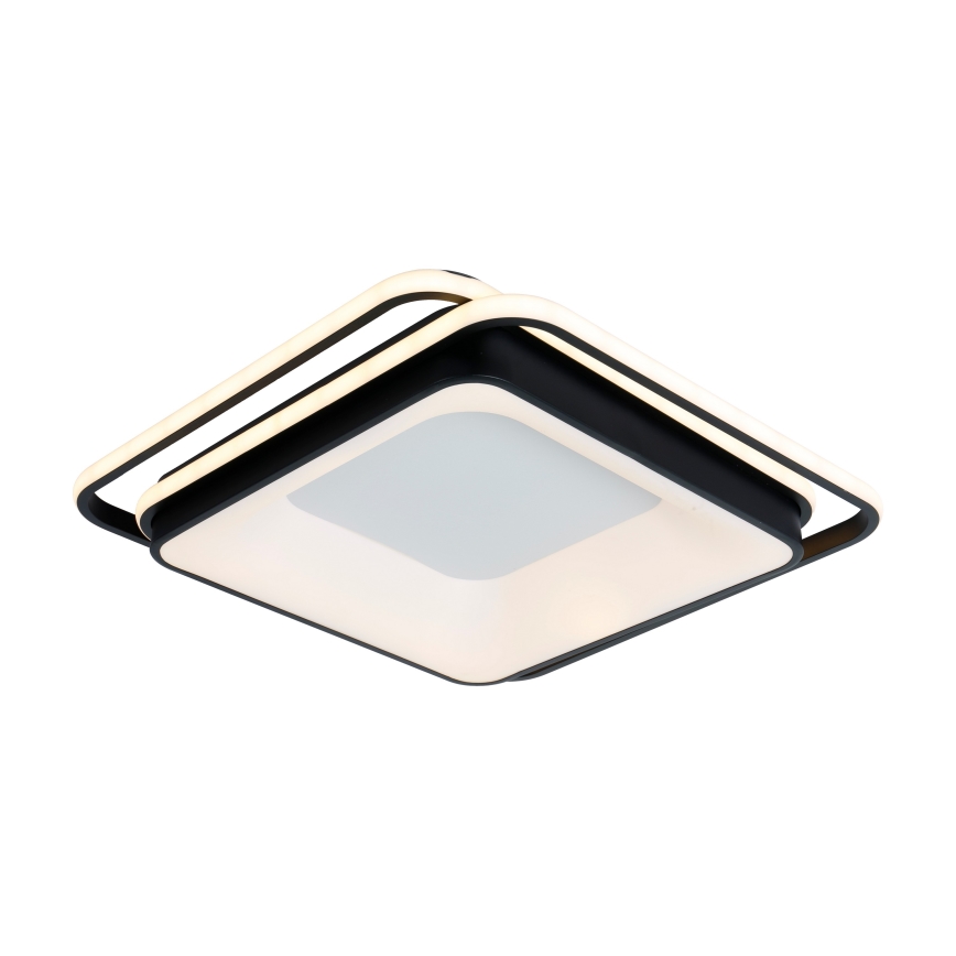 Brilagi - stmievateľné LED stropné svietidlo IRIS LED/102W/230V 3000-6000K 50x50 cm čierne + diaľkové ovládanie