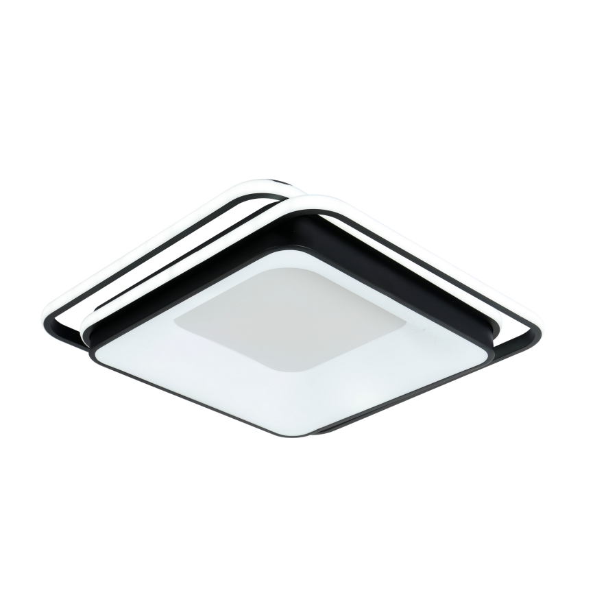 Brilagi - stmievateľné LED stropné svietidlo IRIS LED/102W/230V 3000-6000K 50x50 cm čierne + diaľkové ovládanie