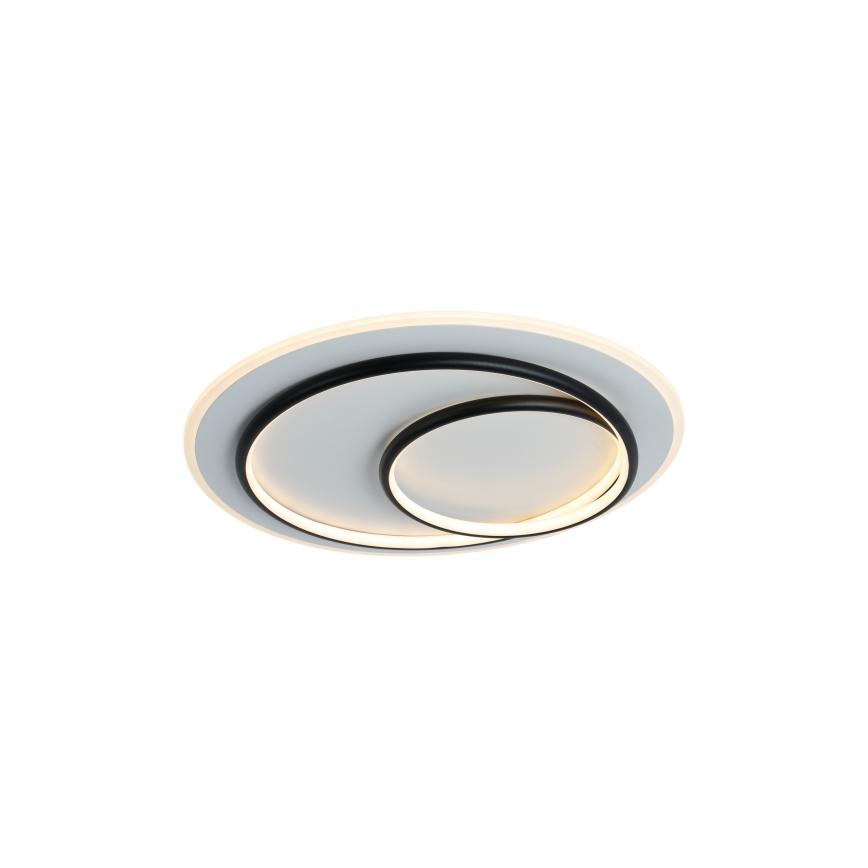 Brilagi - LED stmievateľné stropné svietidlo IRIS LED/70W/230V 3000-6000K priemer 50 cm biela/čierna + diaľkové ovládanie